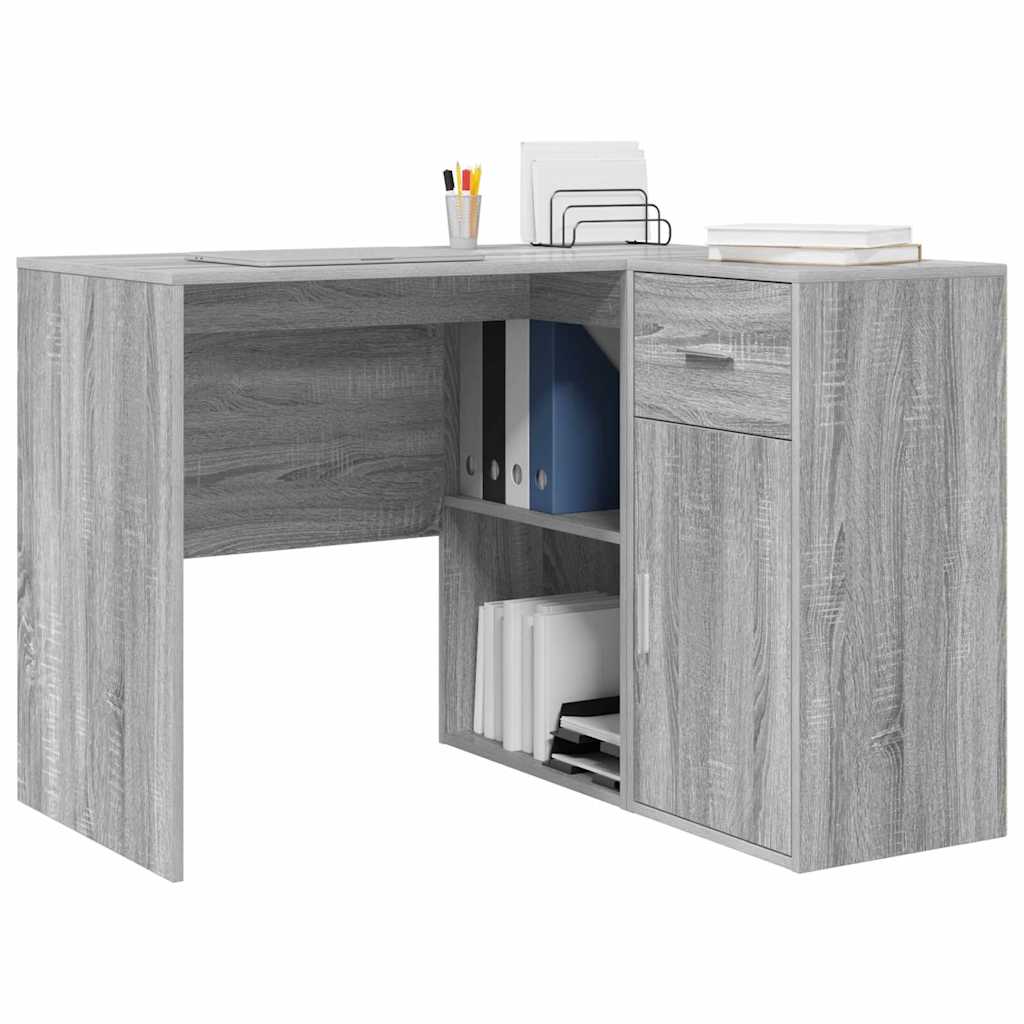 Corner Desk Grey sonoma 102 x 50 x 75 cm Engineered wood